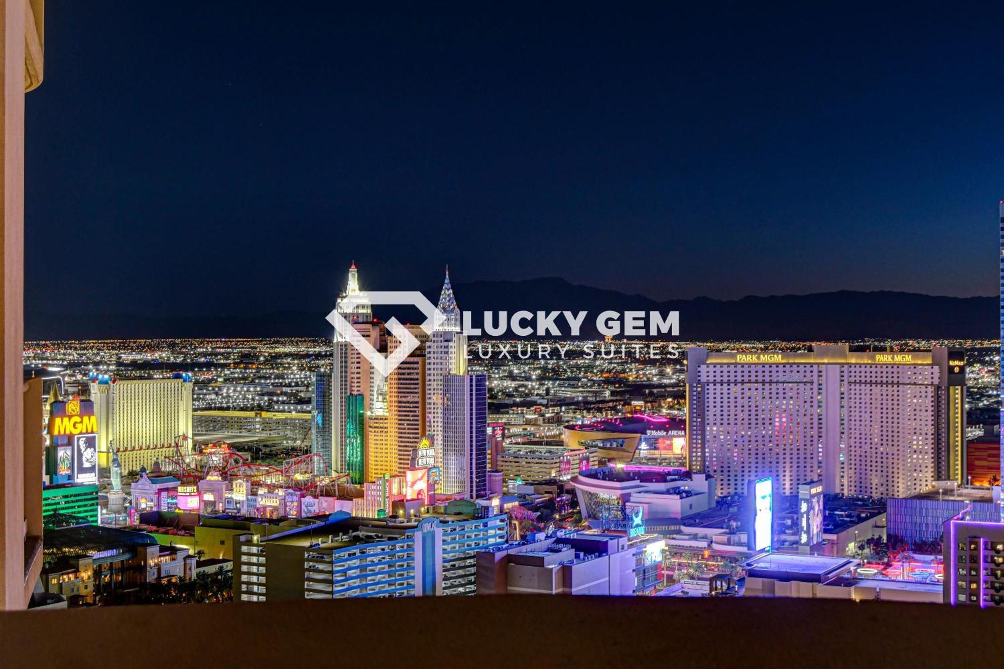 Lucky Gem Penthouse & Luxury Suites At Signature Resort, Balcony Strip View 3505 Las Vegas Exteriér fotografie