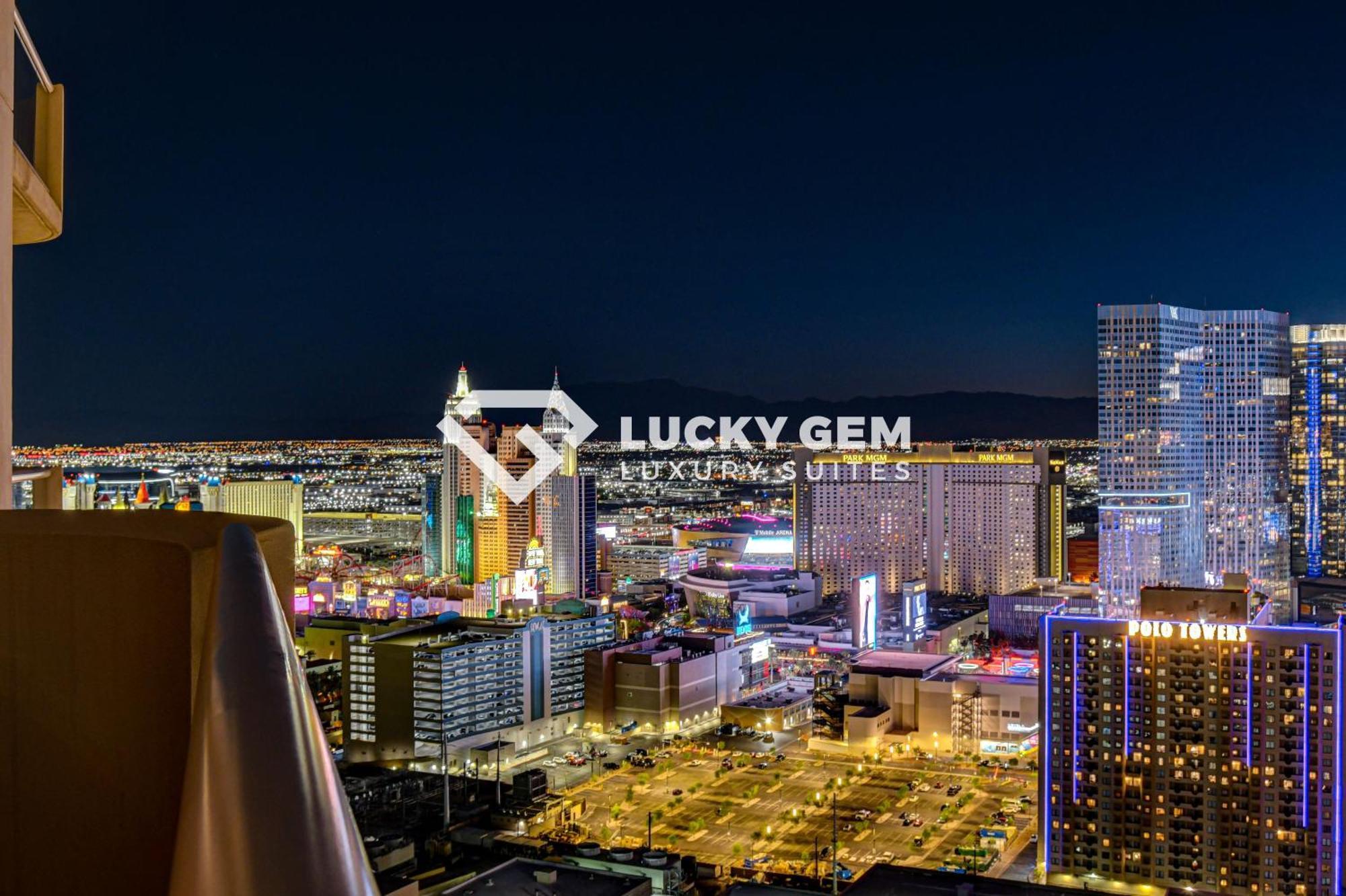 Lucky Gem Penthouse & Luxury Suites At Signature Resort, Balcony Strip View 3505 Las Vegas Exteriér fotografie