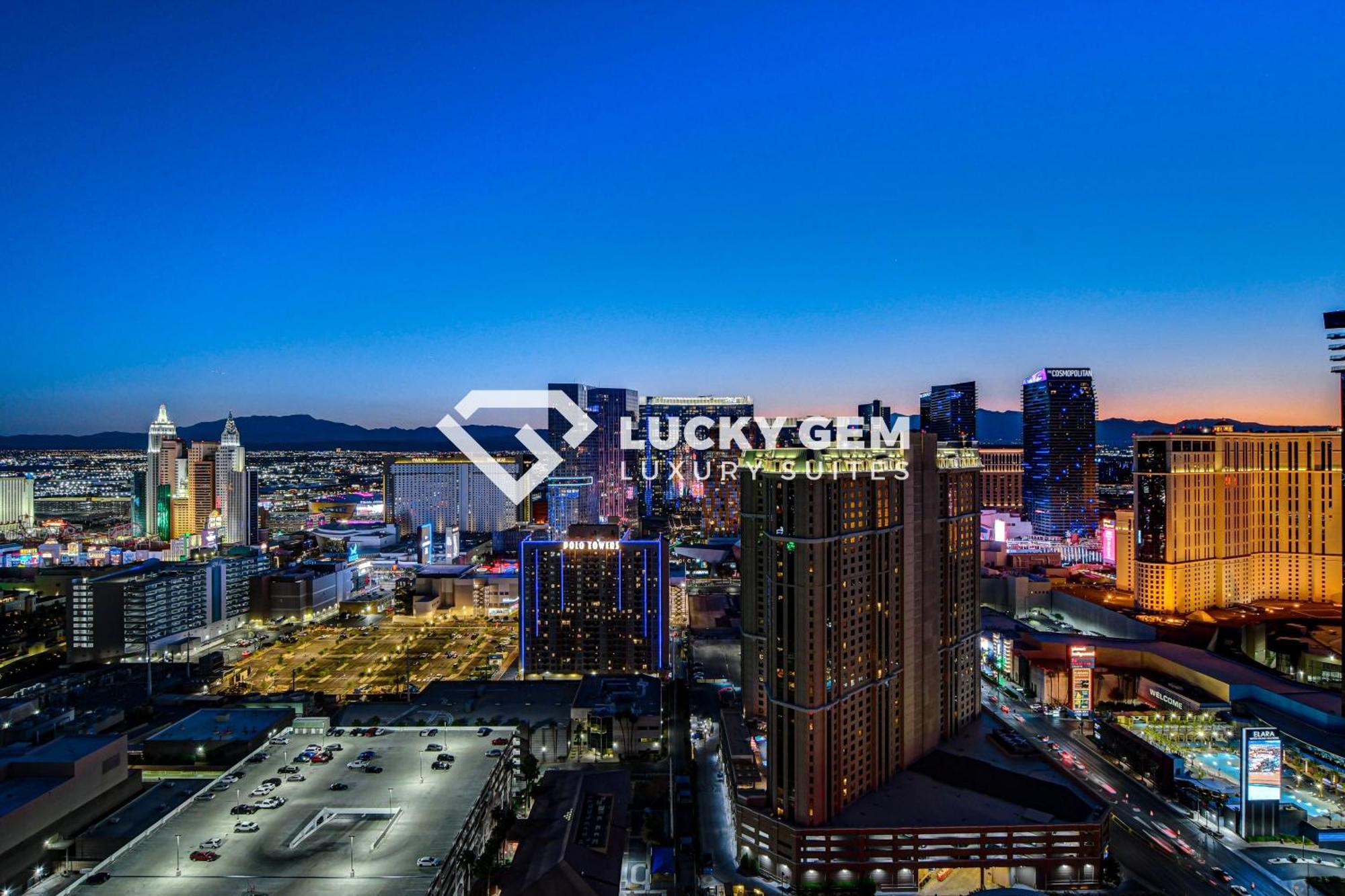 Lucky Gem Penthouse & Luxury Suites At Signature Resort, Balcony Strip View 3505 Las Vegas Exteriér fotografie