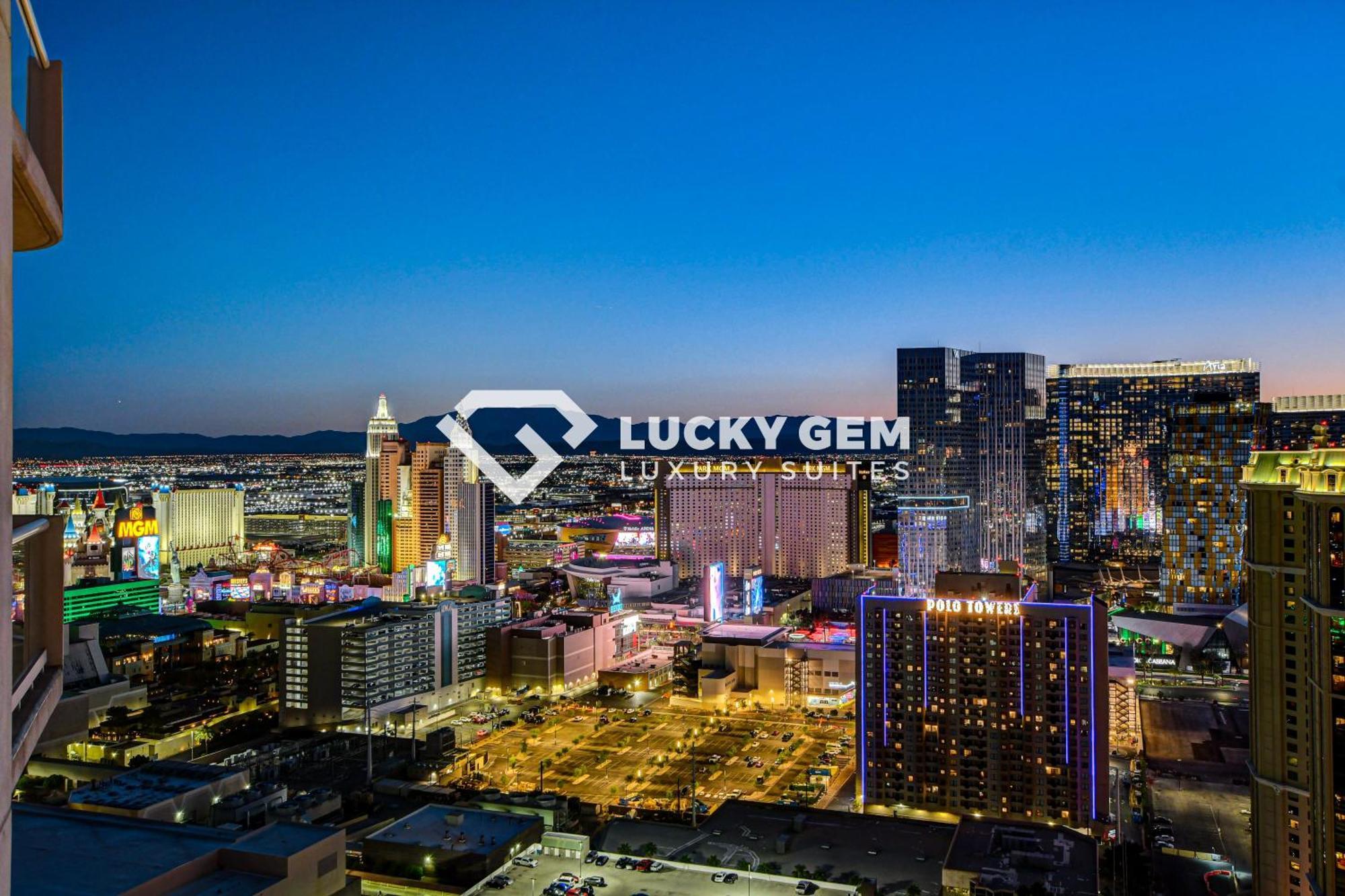 Lucky Gem Penthouse & Luxury Suites At Signature Resort, Balcony Strip View 3505 Las Vegas Exteriér fotografie